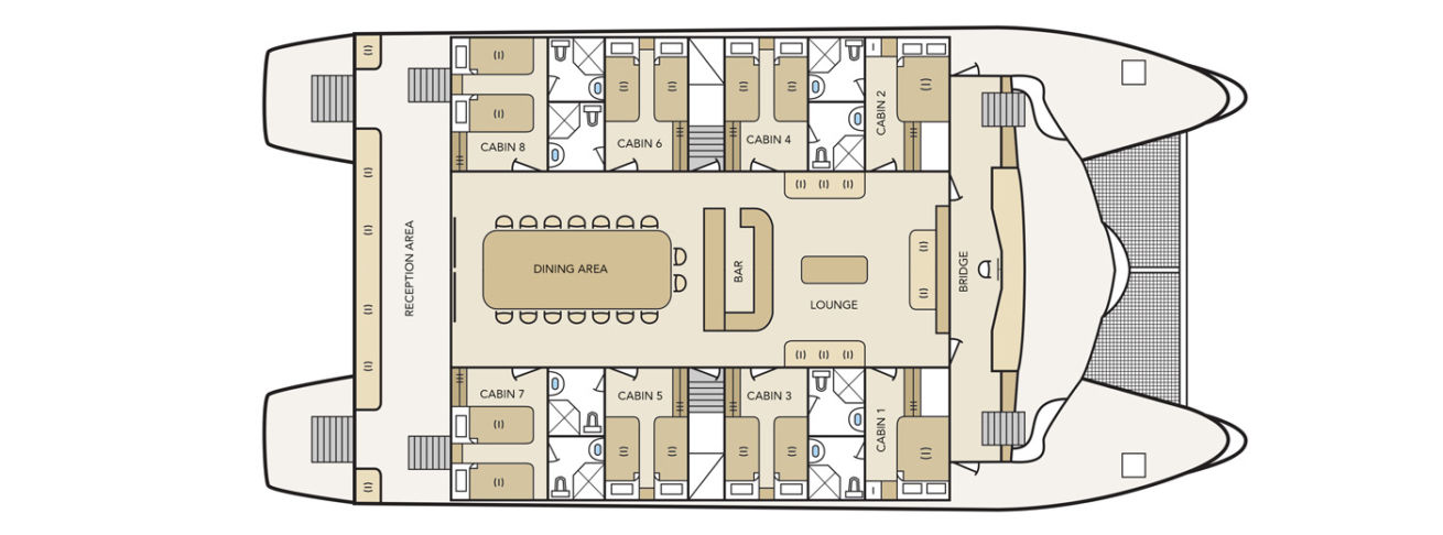 Solaris main deck plan