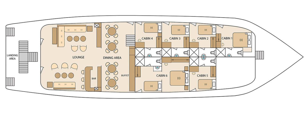 Solaris main deck plan